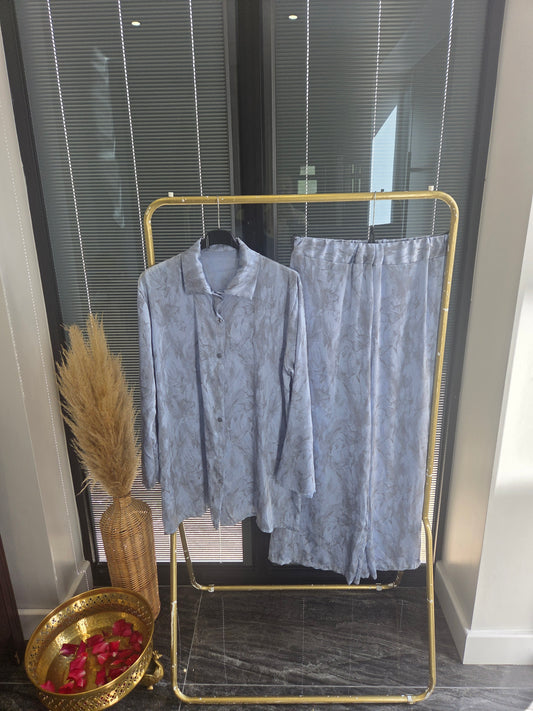 BLUE MARBLE PRINT COORD