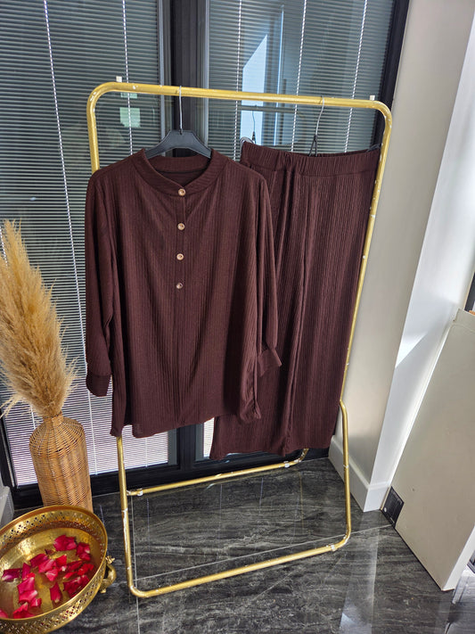 LYCRA BROWN COORD